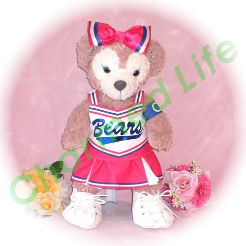 ぬいぐるみ ダッフィー 服 コスチューム みにちあベアーズ風 衣装 チアリーディング Sサイズ S ...