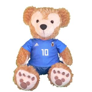 ぬいぐるみ ダッフィー 服 ユニフォーム 日本 2018風 衣装 サッカー M Mサイズ 70cm