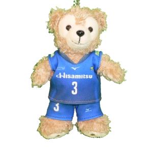 ぬいぐるみ ダッフィー 服 ユニフォーム ロサンゼルス 白色 着せ替え