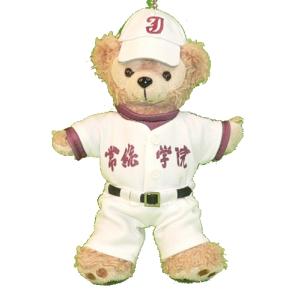 ぬいぐるみ ダッフィー 服 ユニフォーム 常総学院高校 野球部 衣装 高校野球 ぬいぐるみバッジ ぬいバ 14cm