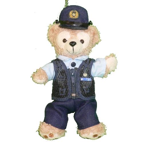 ぬいぐるみ ダッフィー くまめいと 着せ替え コスチューム 制服 警察官 夏服 警官 活動帽 警察 ...