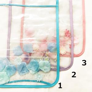 Noa*/透明ランドセルカバー/花入り/クリア/普通