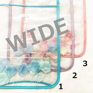 Noa*/透明ランドセルカバー/花入り/クリア/ワイド