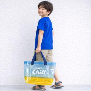 クリア配色 プールバッグ (手提げ) キッズ ...の詳細画像3