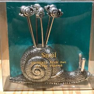 自社輸入 カクテルピック かたつむり