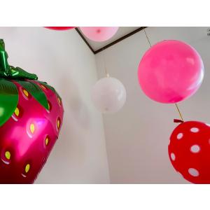 誕生日 風船 バースデーバルーン いちご 飾り...の詳細画像5