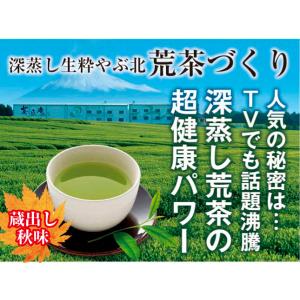 お茶 深蒸し茶 荒茶づくり 100g 2袋セッ...の詳細画像2