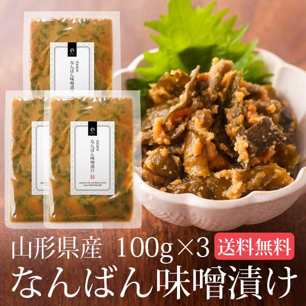 南蛮みそ漬け 100g 3袋セット メール便 送料無料 南蛮味噌漬け 青とうがらし 青唐辛子 牛たん...