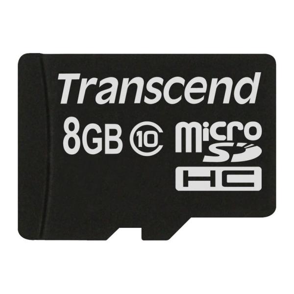 Transcend microSDHCカード 8GB Class10 変換アダプタ無し TS8GUS...