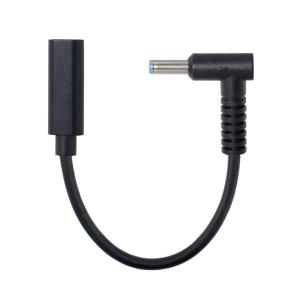 CableccタイプC USB-Cメス入力、DC 4.5 * 3.0mm電源PD充電ケーブル、HPラップトップ18-20Vに適合｜chatan