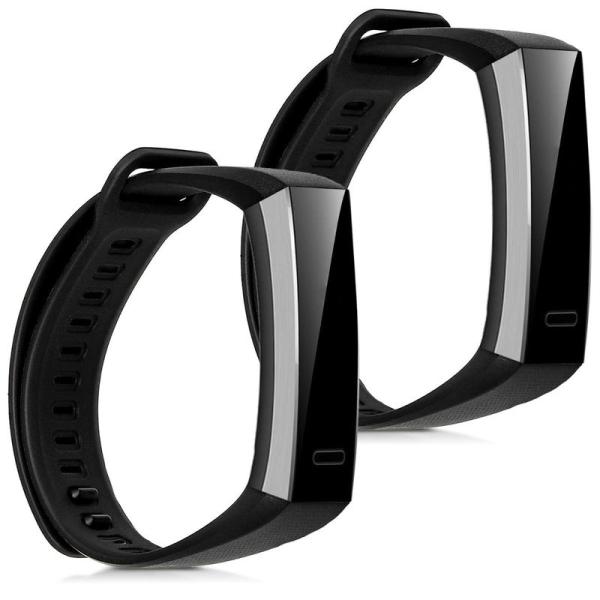 kwmobile 2x 交換ベルト 対応: Huawei Band 2 / Band 2 Pro バ...