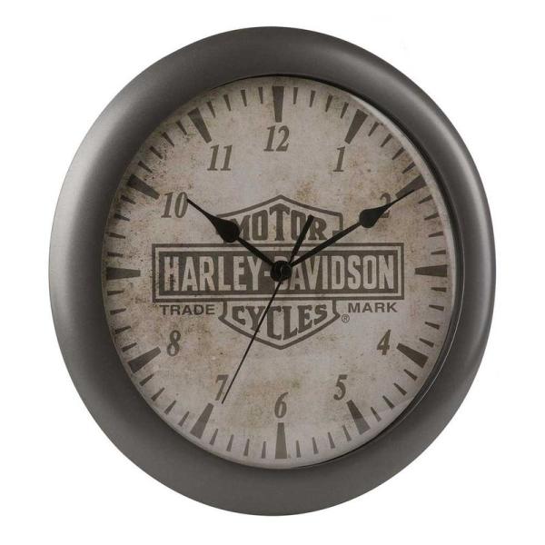 ハーレーダビッドソン コアトレードバー &amp; シールドロゴクロック 11インチ HDX-99105