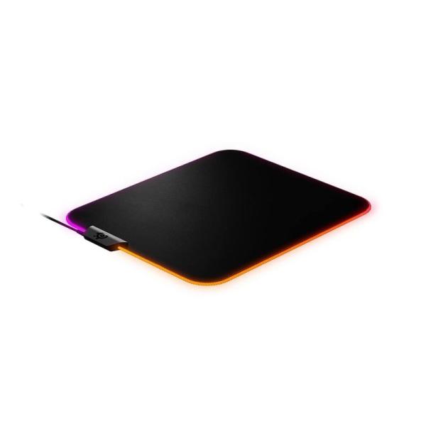 SteelSeries ゲーミングマウスパッド 2ゾーン RGB イルミネーション 32cm×27c...