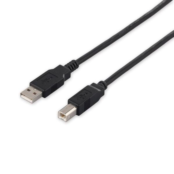 iBUFFALO USB2.0ケーブル1.0m ブラック BSUAB210BK