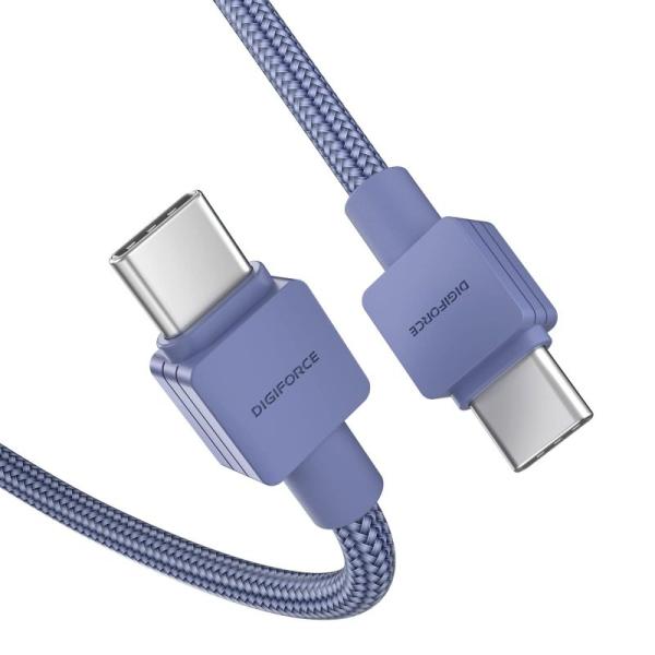 DIGIFORCE USB-C to usb-c ケーブル Type C オス PD対応ケーブル 1...