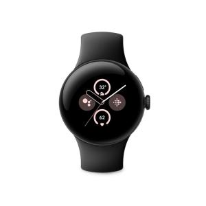 Google グーグル Pixel Watch 2 Matte Black アルミケース/Obsidian アクティブ バンド(Wifi)