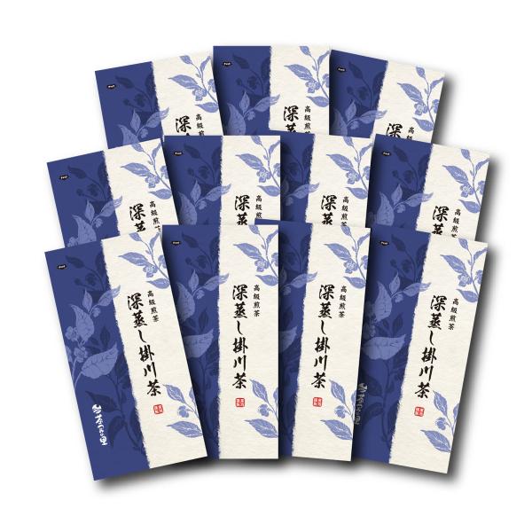 高級煎茶 深蒸し掛川茶 10+1本セット 100g袋入×11本 掛川茶 煎茶 高級緑茶 セット 贈答...