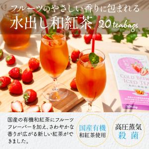 5種のフルーツフレーバー 水出し 和紅茶 ティ...の詳細画像1