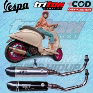 Triton Exhaust Vespa Primavera V2 V3　フルエキゾーストマフラー ...