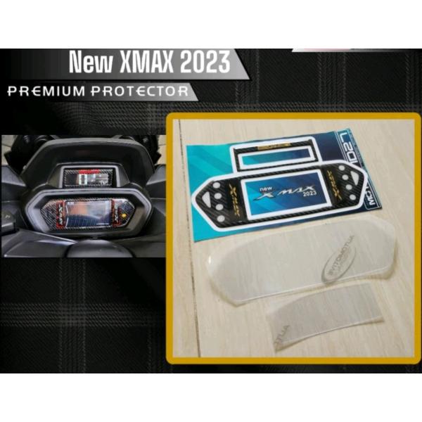 ヤマハ 新型XMAX 2023 NEW XMAX 250 300 スピードメーターカバー 保護シール...