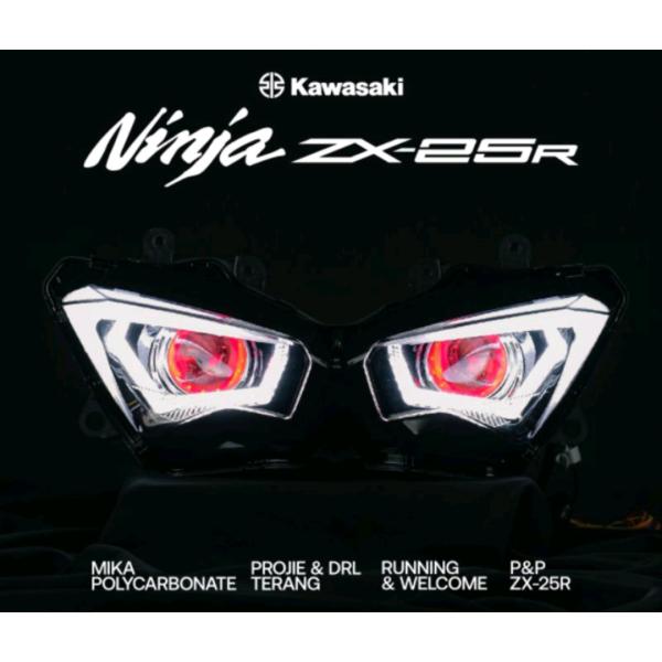 KAWASAKI ZX25R NINJA プロジェクター ヘッドライト デーモンアイ ウィンカー ウ...
