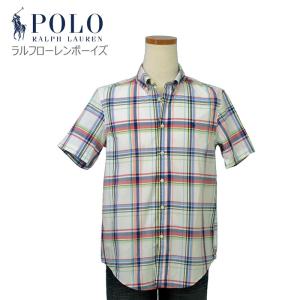 新品⭐️ポロラルフローレン　Ralph 半袖シャツ　柄シャツ　現行タグ POLO RALPH LAUREN（ポロ・ラルフローレン） ラルフローレンボーイズ