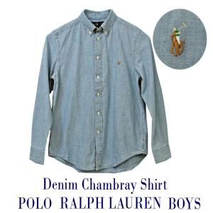 ラルフローレン ボーイズ シャツ ボタンダウン 長袖 POLO Ralph Lauren Boy’s...