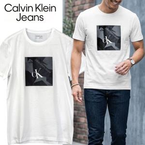 カルバンクライン Calvin Klein Jeans CKロゴカモフラプリント 半袖Tシャツ NewModel #40dc839