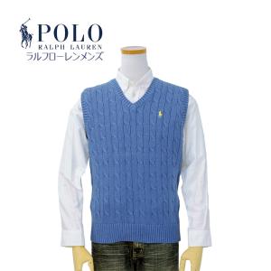 ポロ ラルフローレン POLO Ralph Lauren コットンケーブル編み ベスト 大きいサイズ メンズ定番 #710860352｜cheap-tock