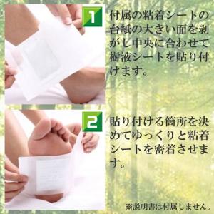 足裏シート 樹液シート リラックスシート フッ...の詳細画像2