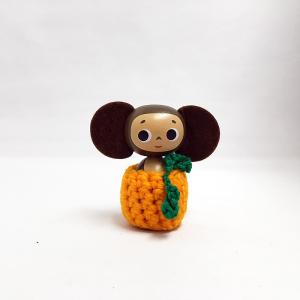 チェブラーシカ　オレンジオブジェ