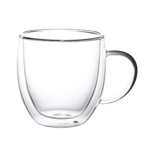 ダブルウォール グラス 取っ手 約320ml ...の詳細画像2