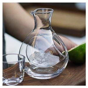 ガラス　徳利　冷酒徳利　氷ポケット　200cc 食洗機対応　冷酒カラフェ　ポケットカラフェ