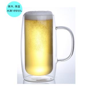 ダブルウォールグラス ビールジョッキ 中 45...の詳細画像1