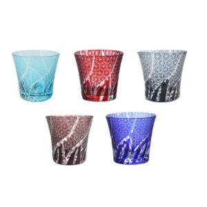 切子グラス 単品 5色から選べる ギフトBOX...の詳細画像1