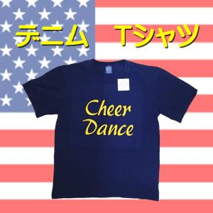 チアTシャツ　デニム　ダークインディゴ　Cheer Dance ver｜chedan