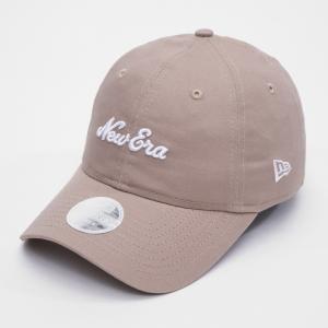 New Era / ニューエラ　レディース　9TWENTY　ワードマークロゴ　キャップ　帽子　ブラウンベージュ