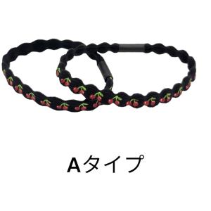ヘアゴム 数量限定 シンプル チェリー ウェー...の詳細画像2