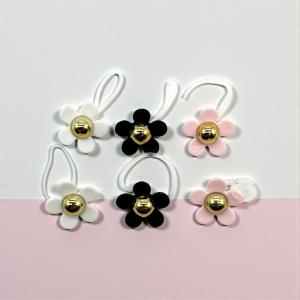 ヘアゴム レジン枠 台座 月 シェル 星 猫 10個 ハンドメイド 手芸材料