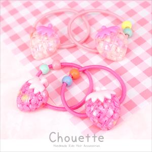 ゆめかわラメのレインボー/流れ星のヘアゴム/クリップセット 4個