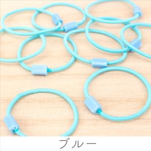 ヘアゴム キッズゴム 台座つきミニゴム 6色 ...の詳細画像3