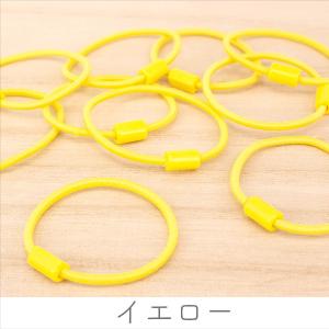 ヘアゴム キッズゴム 台座つきミニゴム 6色 ...の詳細画像4