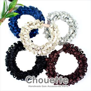 ヘアゴム ヘアアクセサリー フリフリ 可愛い レディース 大人 シンプル ポイント消化 pt-1273b