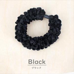 ヘアゴム ヘアアクセサリー もこもこ 秋冬 可...の詳細画像2