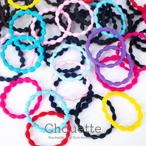 ヘアゴム リングゴム プードル 太ゴム 全8色 パーツ レジン キッズ