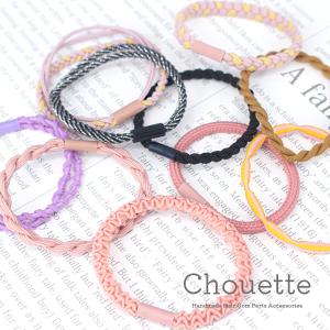 ヘアゴム リングゴム プードル 太ゴム 全8色 パーツ レジン キッズ