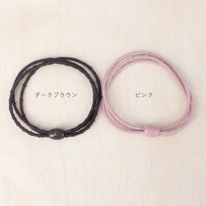 ヘアゴム リングゴム ダークカラー 5色 資材...の詳細画像3