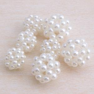 パール サークル型 アクリルパール(大・小) ハンドメイド 手芸材料 パーツ pt-163