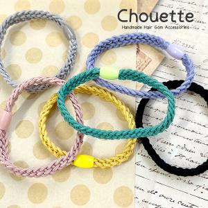 ヘアゴム ねじねじゴム カラフル パステル 全6色 ブレスレット おしゃれ ハンドメイド レディース 大人 キッズ 子供アクセサリー pt-1678b