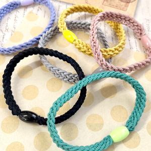 ヘアゴム ねじねじゴム カラフル パステル 全...の詳細画像1